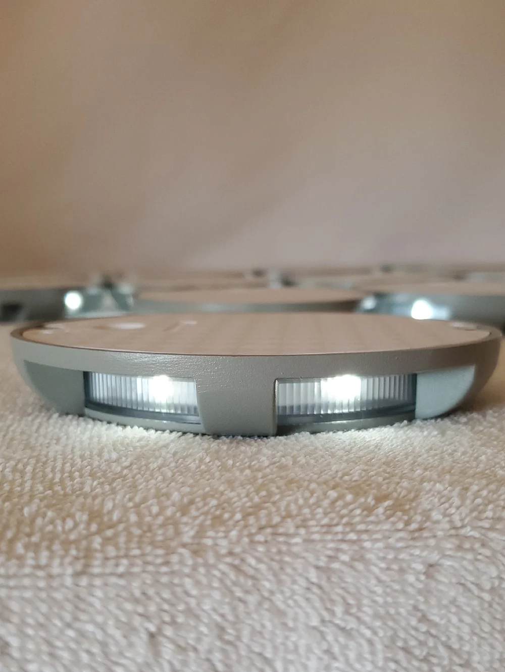 SIEDiNLAR Solar Powered Deck Driveway Dock LED Light Solar Outdoor Waterp